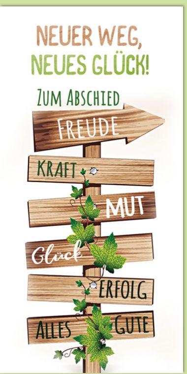  - Allgemeine Kollektion-Randdevisen - Abschied - Abschied Din Lang