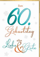 wfa Geburtstag 60. Jumbo
