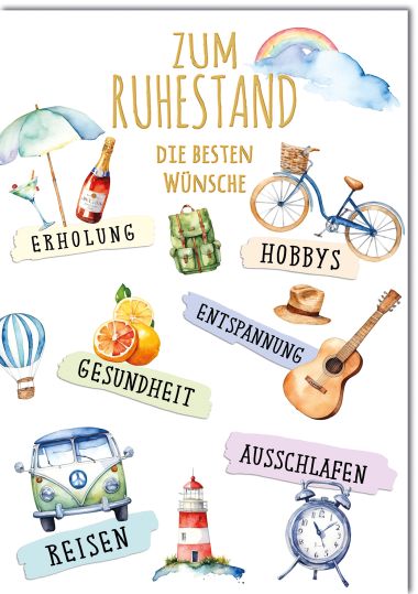  - Allgemeine Kollektion-Hauptdevisen - Jumbo / XL Karten - Ruhestand Jumbo