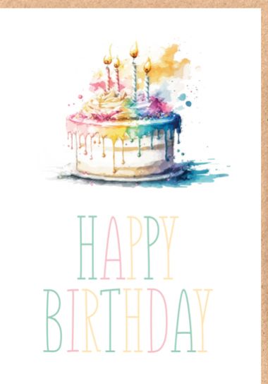  - Allgemeine Kollektion-Randdevisen - Midi - Happy Birthday Midi