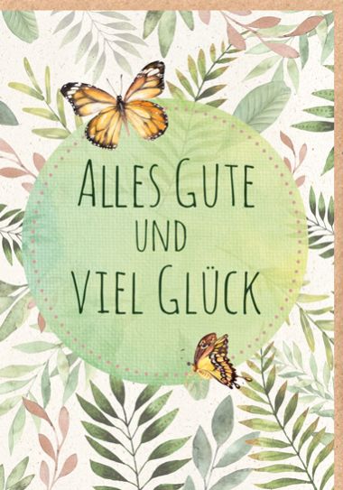  - Allgemeine Kollektion-Randdevisen - Midi - Allg. Glückwünsche Midi