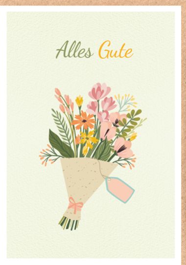  - Allgemeine Kollektion-Randdevisen - Midi - Allg. Glückwünsche Midi