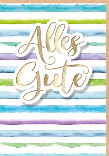  - Allgemeine Kollektion-Randdevisen - Midi - Allg. Glückwünsche Midi