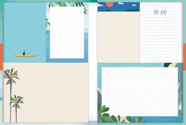  - Geschenkartikel Allgemein - SCHREIBLIEBE - Sticky Notes "Summer"