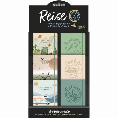  - Geschenkartikel Allgemein - SCHREIBLIEBE - Schreibliebe Sortiment "Reisetagebuch"