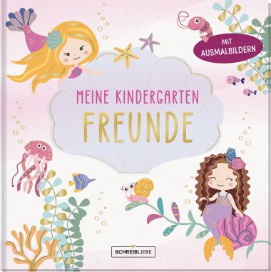 Kindergarten Freundebuch "Meerjungfrau"