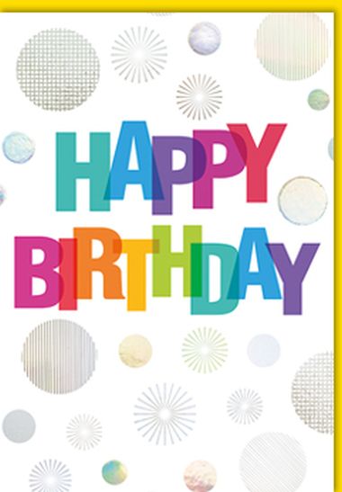  - Allgemeine Kollektion-Randdevisen - Midi - Happy Birthday - Midi