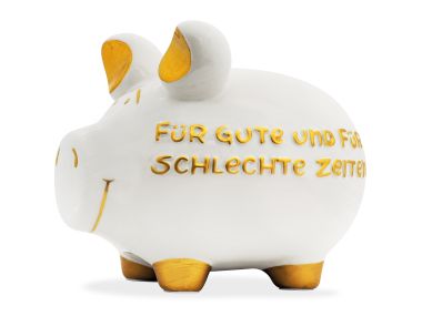  - Sparschweine / Zebrafant / Sparhaie / Mönsterli - Mittelschweine - Gute + Schlechte Zeiten - Mittelschwein
