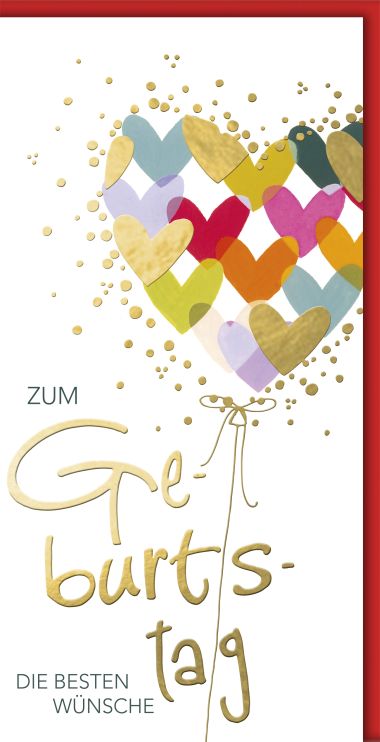  - Allgemeine Kollektion-Hauptdevisen - Geburtstag DIN Lang - Geburtstag DIN Lang