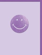 Blanco - Smiley violett