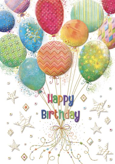  - Allgemeine Kollektion-Hauptdevisen - Geburtstag - KK hoch Happy Birthday
