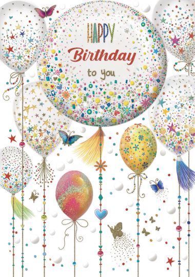  - Allgemeine Kollektion-Hauptdevisen - Geburtstag - KK hoch Happy Birthday