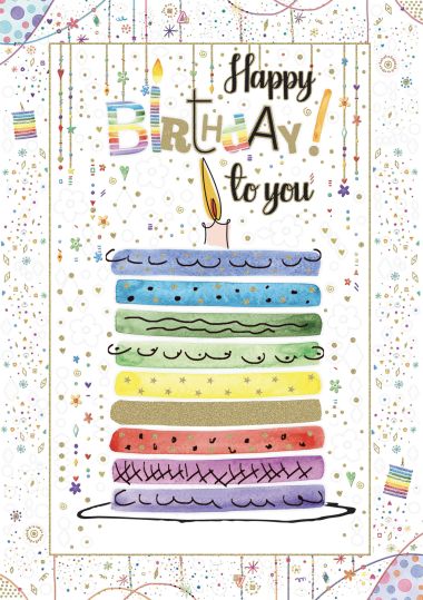  - Allgemeine Kollektion-Hauptdevisen - Geburtstag - KK hoch Happy Birthday