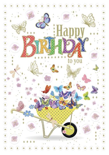  - Allgemeine Kollektion-Hauptdevisen - Geburtstag - KK hoch Happy Birthday