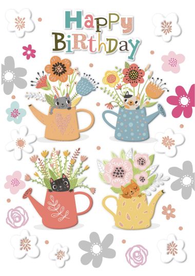  - Allgemeine Kollektion-Hauptdevisen - Geburtstag - KK hoch Happy Birthday