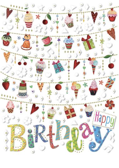  - Allgemeine Kollektion-Hauptdevisen - Geburtstag - KK hoch Happy Birthday