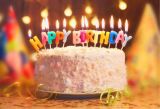 Midi quer "Happy Birthday"
