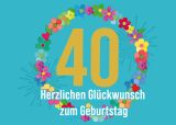 KK quer Zahlengeburtstag 40.