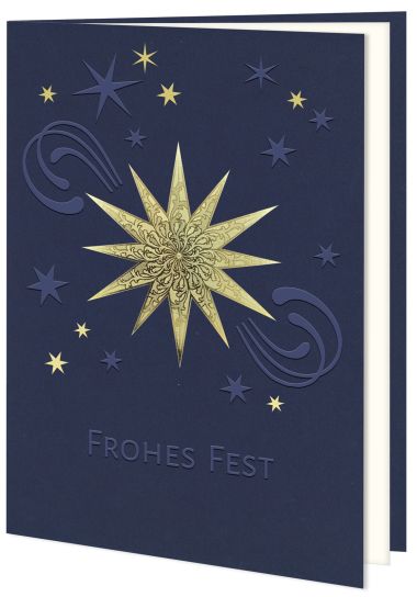  - Grusskarten für Firmen - auf Wunsch mit Eindruck erhältlich - Weihnachten/Neujahr - Ind.Karten Weihnachten