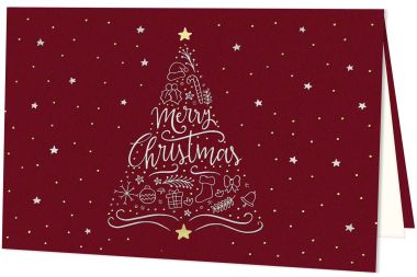  - Grusskarten f&uuml;r Firmen - auf Wunsch mit Eindruck erh&auml;ltlich - Weihnachten/Neujahr - IND.KARTEN WEIHNACHTEN