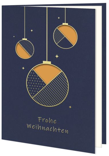  - Grusskarten f&uuml;r Firmen - auf Wunsch mit Eindruck erh&auml;ltlich - Weihnachten/Neujahr - Ind.Karten Weihnachten