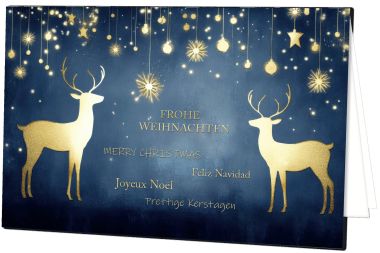  - Grusskarten f&uuml;r Firmen - auf Wunsch mit Eindruck erh&auml;ltlich - Weihnachten/Neujahr - IND.KARTEN WEIHNACHTEN