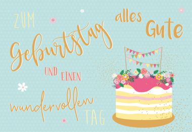  - Allgemeine Kollektion-Hauptdevisen - Geburtstag - wfa KK quer Geburtstag