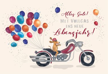 - Allgemeine Kollektion-Hauptdevisen - Geburtstag - wfa KK quer Geburtstag