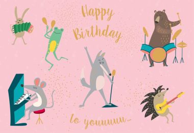  - Allgemeine Kollektion-Hauptdevisen - Geburtstag - wfa KK quer Happy Birthday