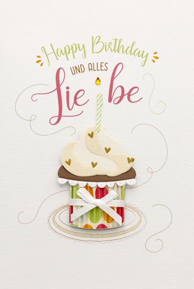  - Allgemeine Kollektion-Hauptdevisen - Geburtstag - wfa KK hoch Happy Birthday