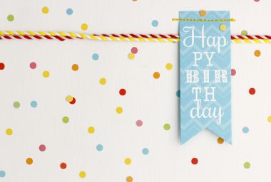  - Allgemeine Kollektion-Hauptdevisen - Geburtstag - wfa KK quer Happy Birthday