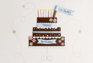  - Allgemeine Kollektion-Hauptdevisen - Geburtstag - wfa KK quer Happy Birthday