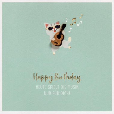  - Serien - Moments's Collections #plastikfrei - KK quadratisch Happy Birthday