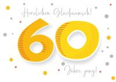  - Serien - Happy Colours - wfa KK quer Geburtstag 60.