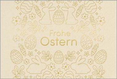  - Grusskarten f&uuml;r Firmen - auf Wunsch mit Eindruck erh&auml;ltlich - Saison - IND.ALLG.GL&Uuml;CKWUNSCHKARTE