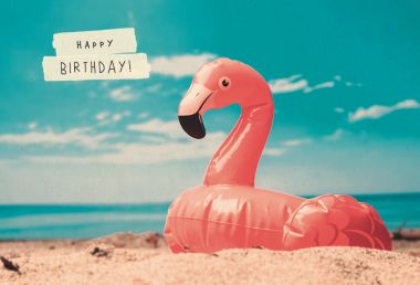  - Allgemeine Kollektion-Hauptdevisen - Geburtstag - wfa PK quer Happy Birthday