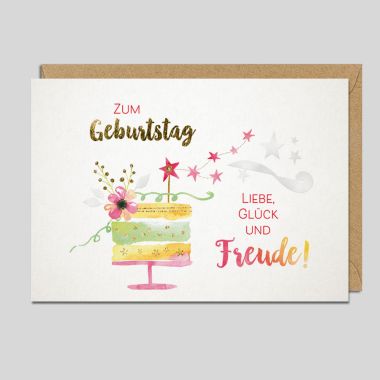  - Serien - Aquarelle - KK quer Geburtstag