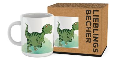  - Geschenkartikel Allgemein - Küchenartikel - Becher "Dino T-Rex"