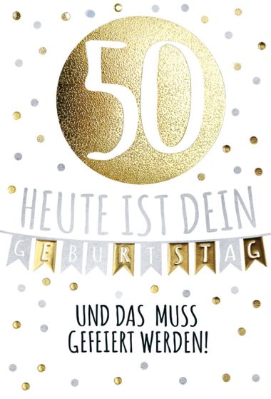  - Allgemeine Kollektion-Hauptdevisen - Geburtstag Zahlen/Drehzahlen - KK hoch Geburtstag 50.