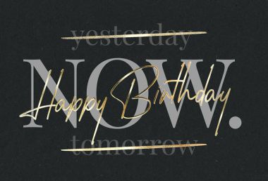  - Allgemeine Kollektion-Hauptdevisen - Geburtstag - KK quer Happy Birthday