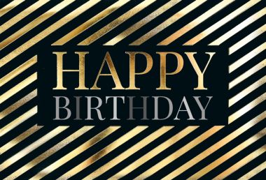 - Allgemeine Kollektion-Hauptdevisen - Geburtstag - KK quer Happy Birthday