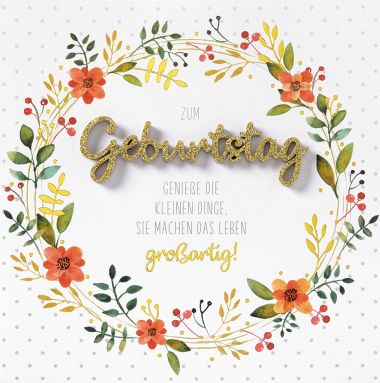  - Serien - Lettering - KK quadratisch Geburtstag