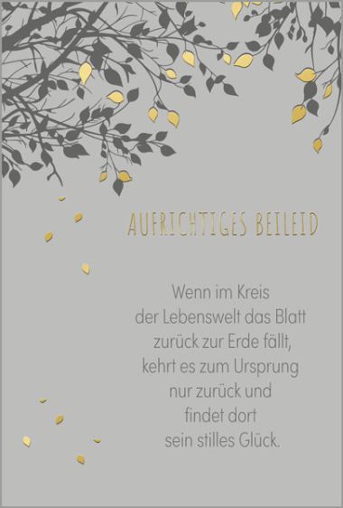  - Grusskarten f&uuml;r Firmen - auf Wunsch mit Eindruck erh&auml;ltlich - Trauer - IND.ALLG.GL&Uuml;CKWUNSCHKARTE
