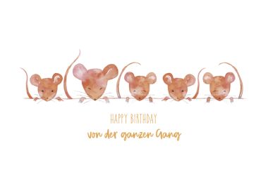  - Auslaufende Serien - Green Karma - wfa A KK quer Happy Birthday