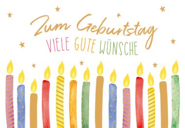  - Allgemeine Kollektion-Randdevisen - Midi - MK quer "Geburtstag"