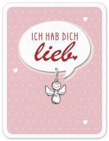 KK hoch Allg. Glückwünsche mit Anhänger