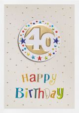 KK hoch Zahlengeburtstag 40.