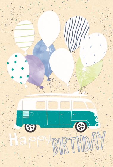  - Allgemeine Kollektion-Hauptdevisen - Geburtstag - wfa KK hoch Happy Birthday