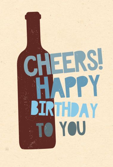  - Allgemeine Kollektion-Hauptdevisen - Geburtstag - wfa KK hoch Happy Birthday