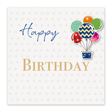  - Serien - Prisma International KK quadratisch - KK quadratisch Happy Birthday